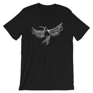 Hummingbird Illusion Short-Sleeve Unisex T-Shirt